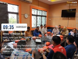 Kawal Distribusi Gas Melon Tepat Sasaran! DKUKMP Tarakan Monitor Langsung LPG 3 KG di Tarakan Utara!
